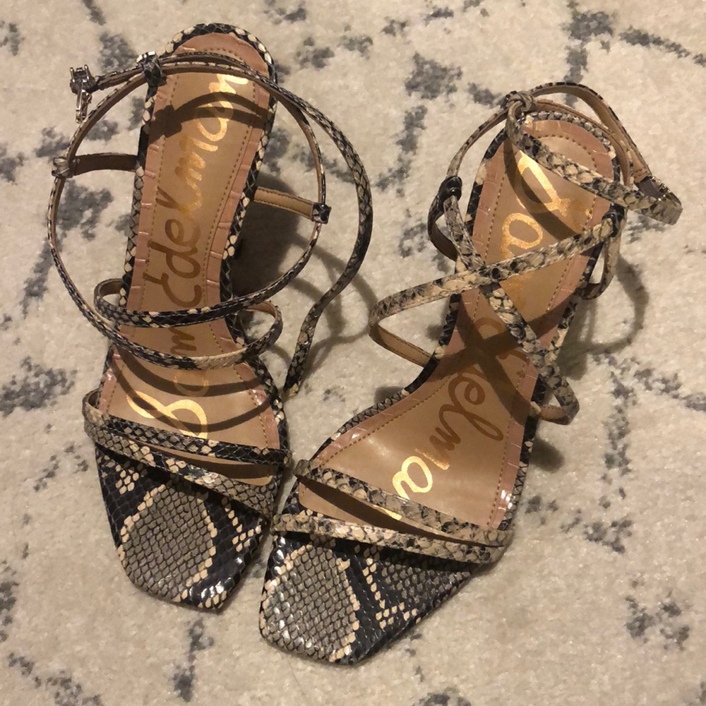Sam Edelman Leanne Python Sandals - image 1